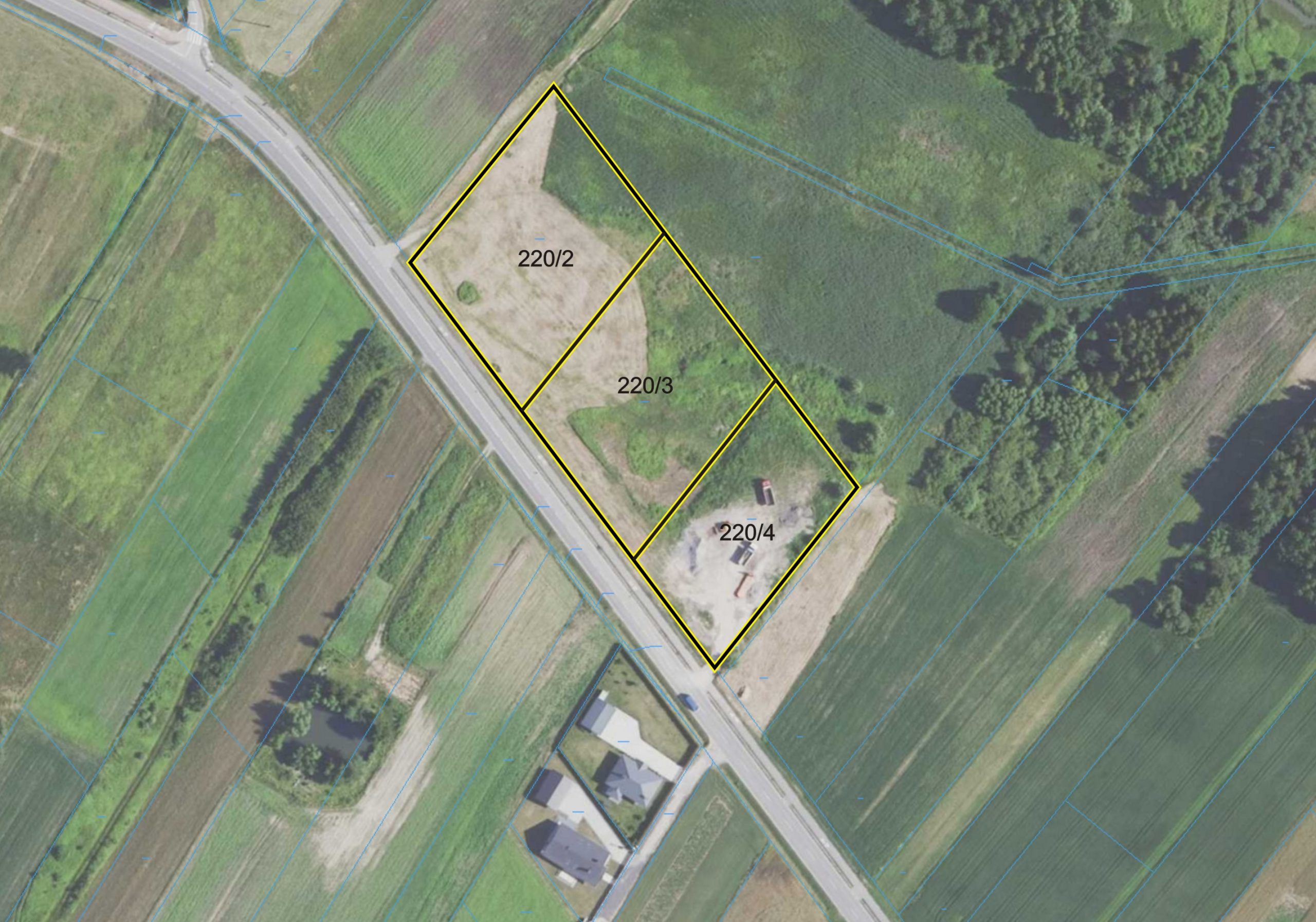 Lisie Jamy działki nr 220/2, 220/3, 220/4
